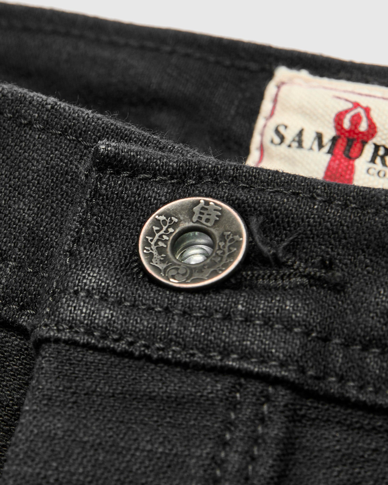 SJ52BK 15oz Heavyweight Selvedge Baker Pants in Black – Blue Owl