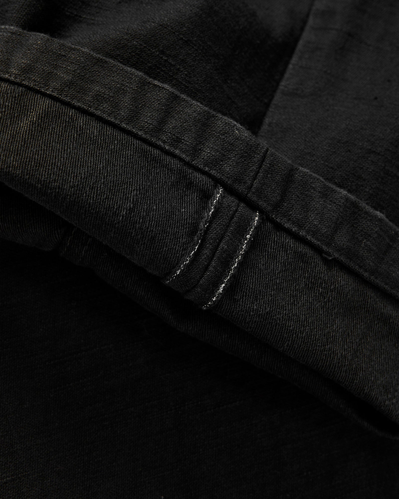 SJ52BK 15oz Heavyweight Selvedge Baker Pants in Black – Blue Owl