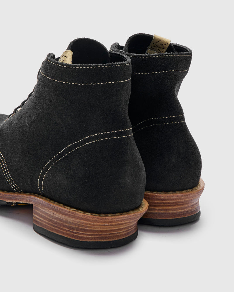 Brigadier Boots-Folk in Black Suede – Blue Owl Workshop