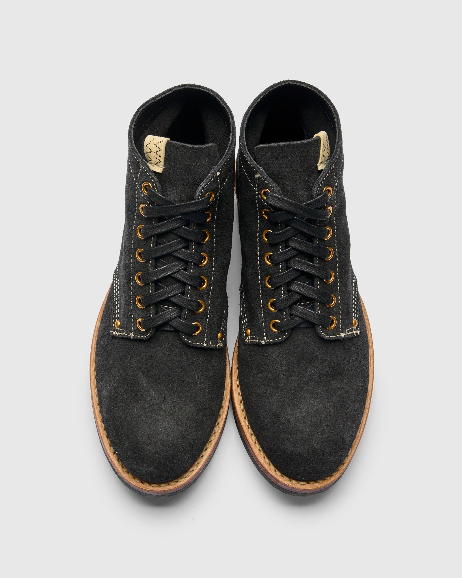 Brigadier Boots-Folk in Black Suede – Blue Owl Workshop