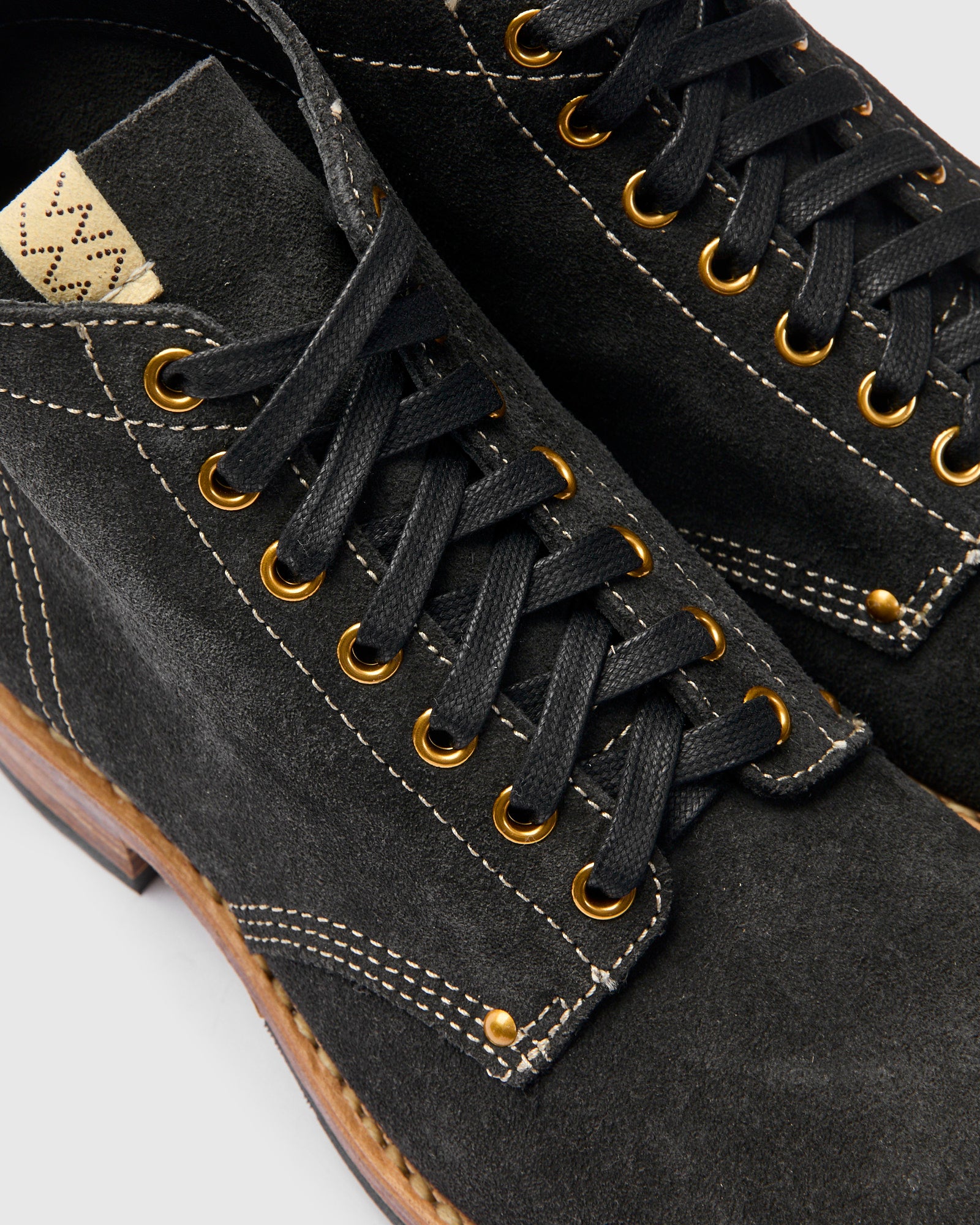 Brigadier Boots-Folk in Black Suede – Blue Owl Workshop