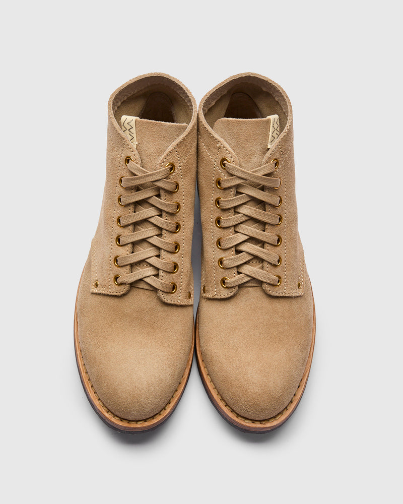 Brigadier Boots-Folk in Sand Suede