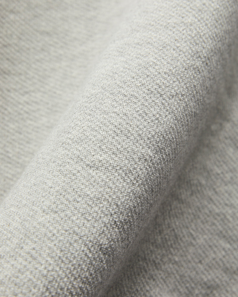 Double Heavyweight French Terry 25.8oz Crewneck in Heather Grey