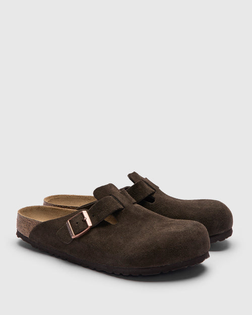 Boston Clog in Mocha Suede SFB