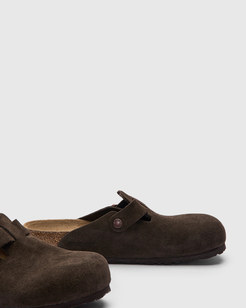 Boston Clog in Mocha Suede SFB