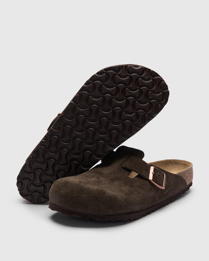 Boston Clog in Mocha Suede SFB