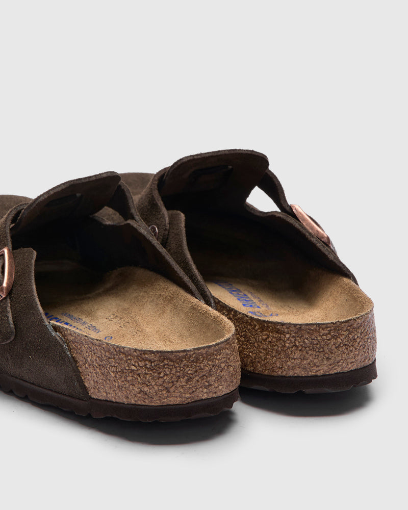 Boston Clog in Mocha Suede SFB