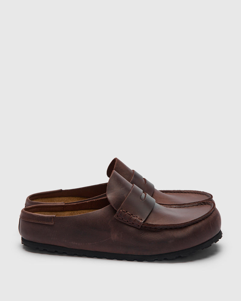 Naples Wrapped Clog in Habana Oil Leather