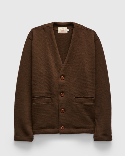 Slouchy Cardigan in Brown