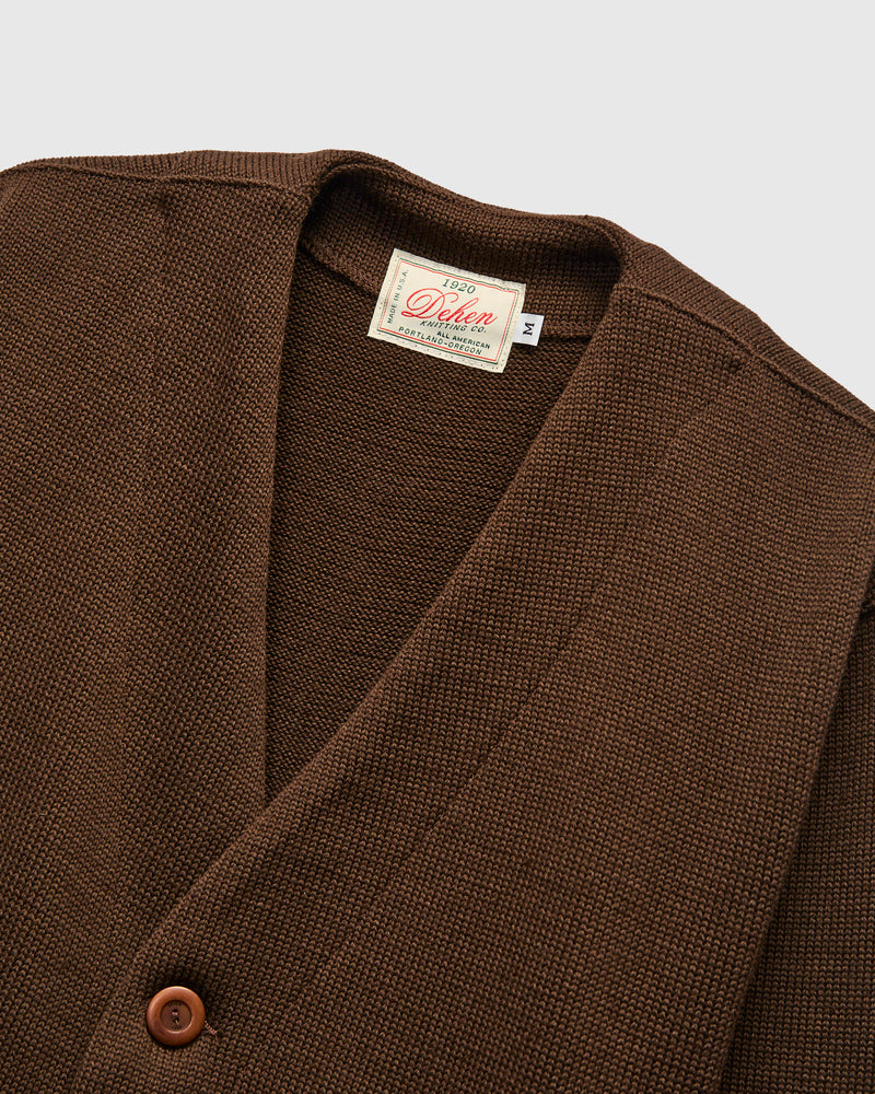 Slouchy Cardigan in Brown