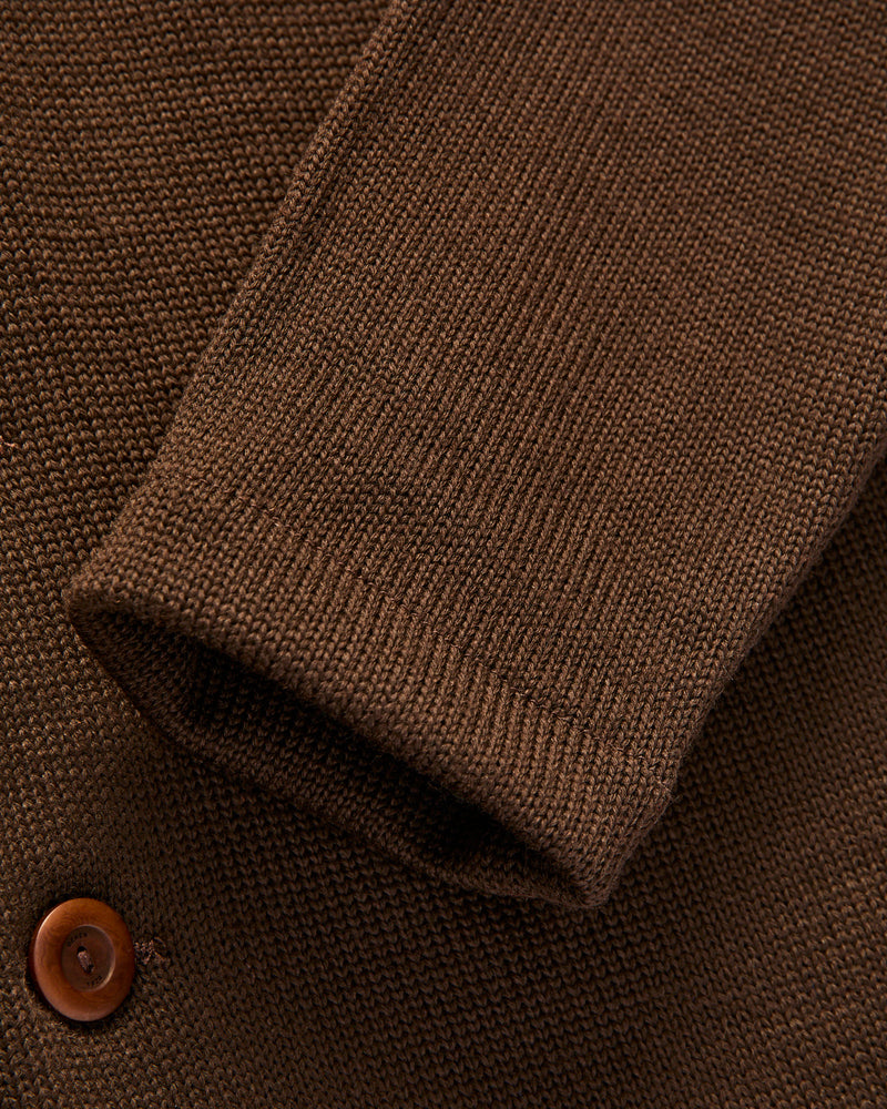 Slouchy Cardigan in Brown