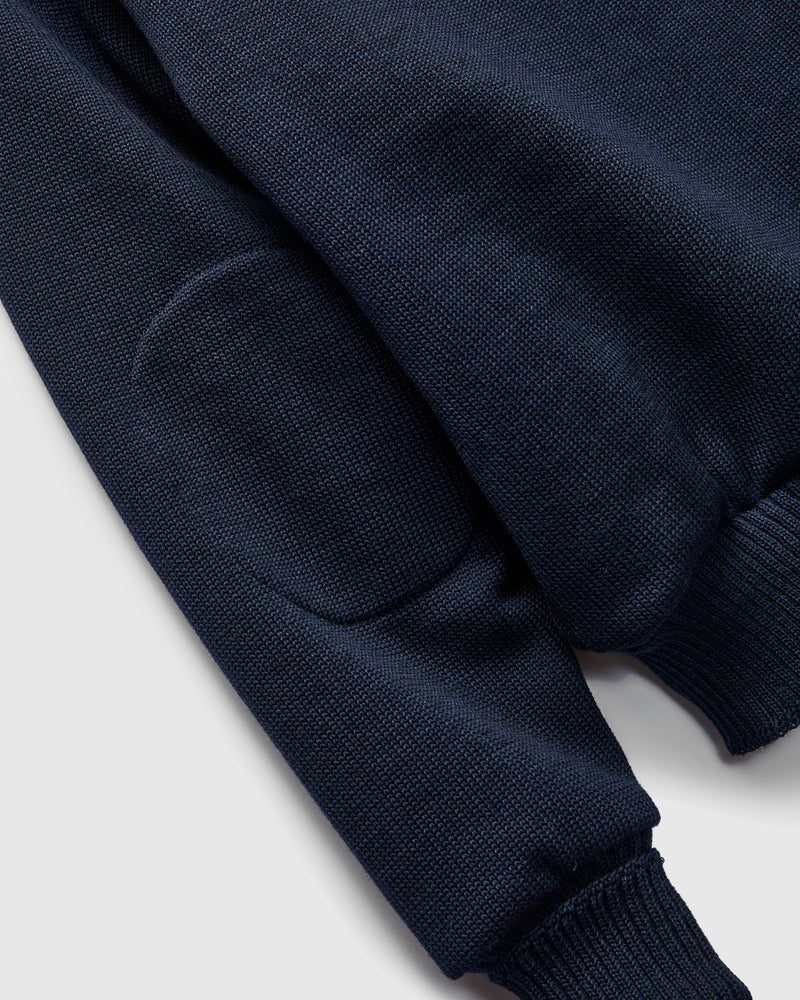 "Full Throttle" Moto Hoodie in Dark Navy