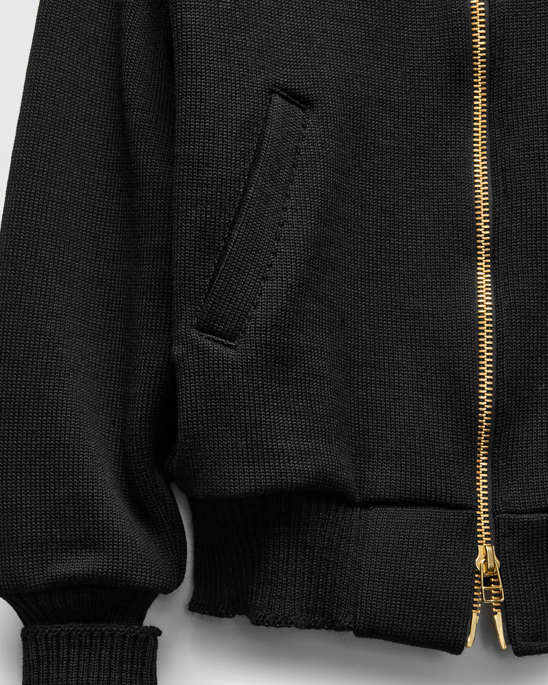 "Full Throttle" Moto Sweater in Black