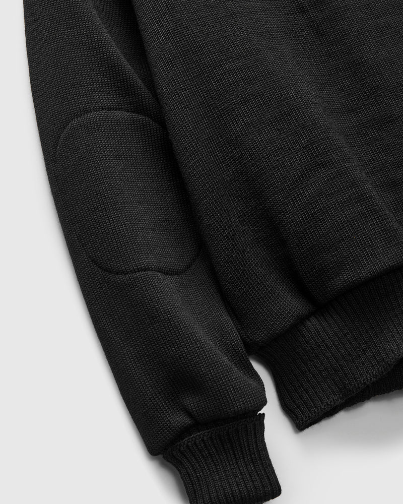 "Full Throttle" Moto Sweater in Black