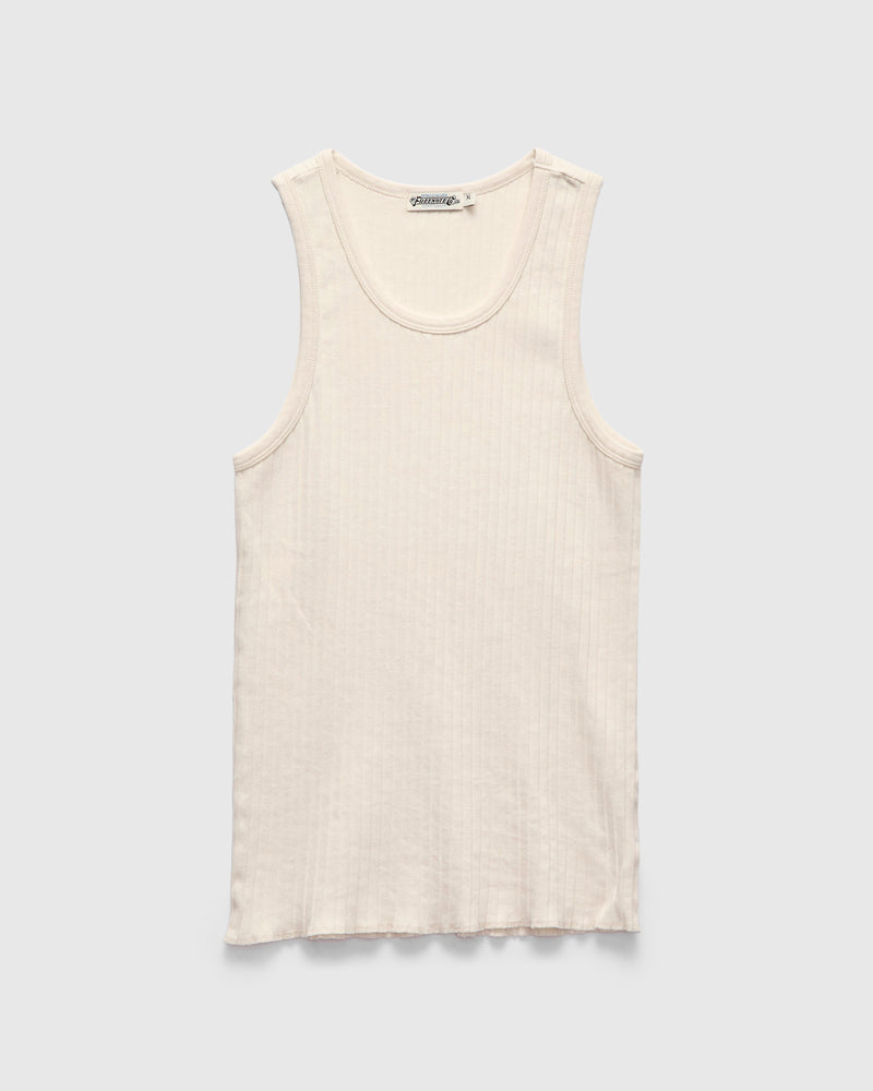 Two-Bit Ribbed Tank in Natural