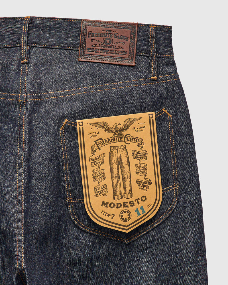 "1900s Modesto" 11oz Selvedge Denim - Straight Fit