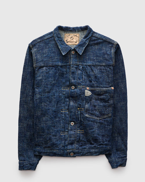"Green Indigo Skein Dye" 15oz Kasezome WWII Type-1 Selvedge Denim Jacket