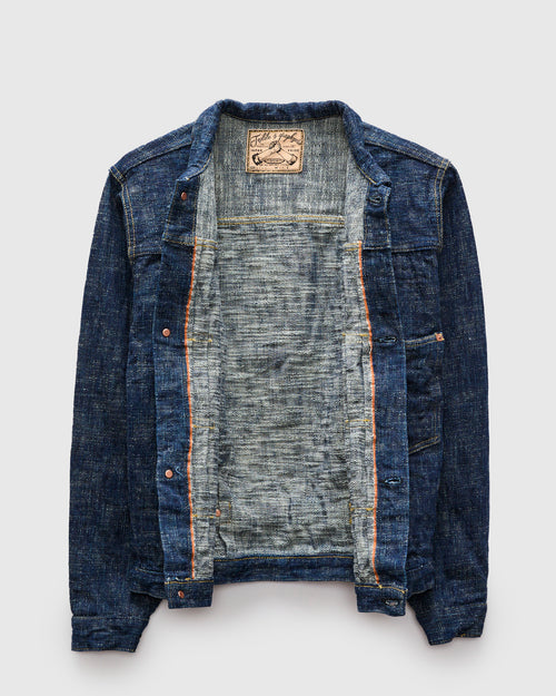 "Green Indigo Skein Dye" 15oz Kasezome WWII Type-1 Selvedge Denim Jacket