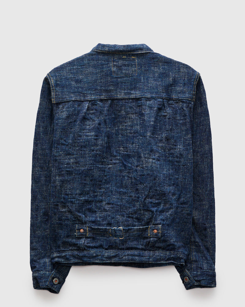 "Green Indigo Skein Dye" 15oz Kasezome WWII Type-1 Selvedge Denim Jacket