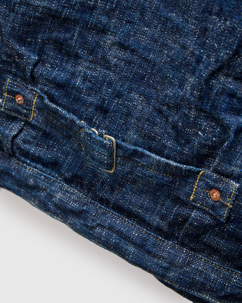 "Green Indigo Skein Dye" 15oz Kasezome WWII Type-1 Selvedge Denim Jacket