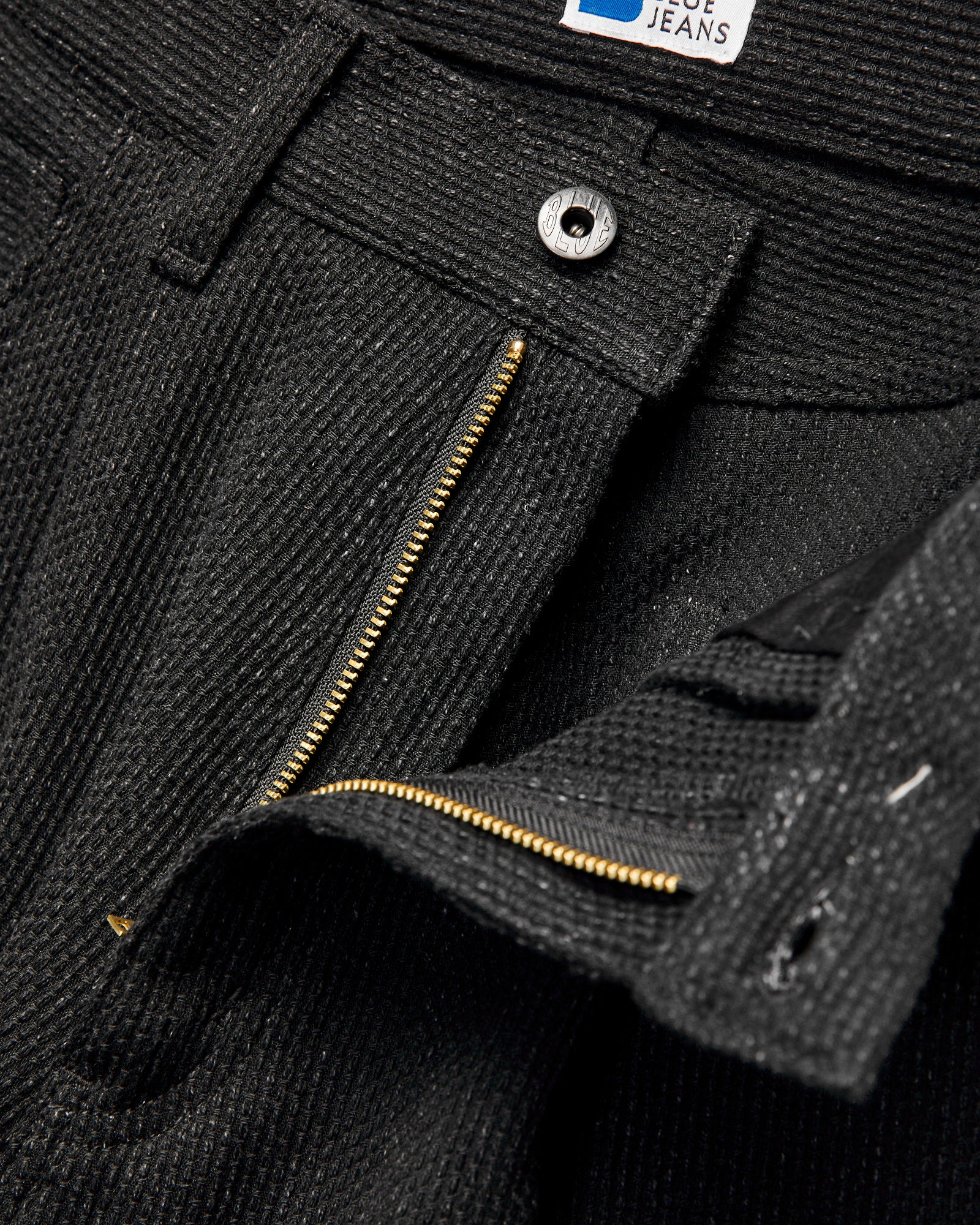 11oz Sashiko Wide Tapered 5P Pants in Black – Blue Owl Workshop