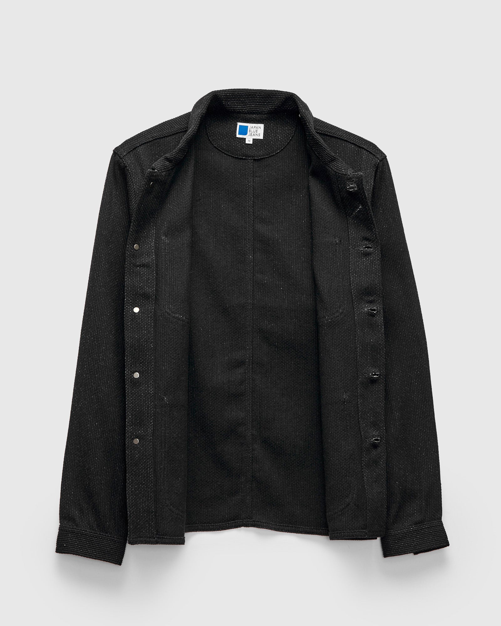 11oz Sashiko Coverall Jacket in Black – Blue Owl Workshop