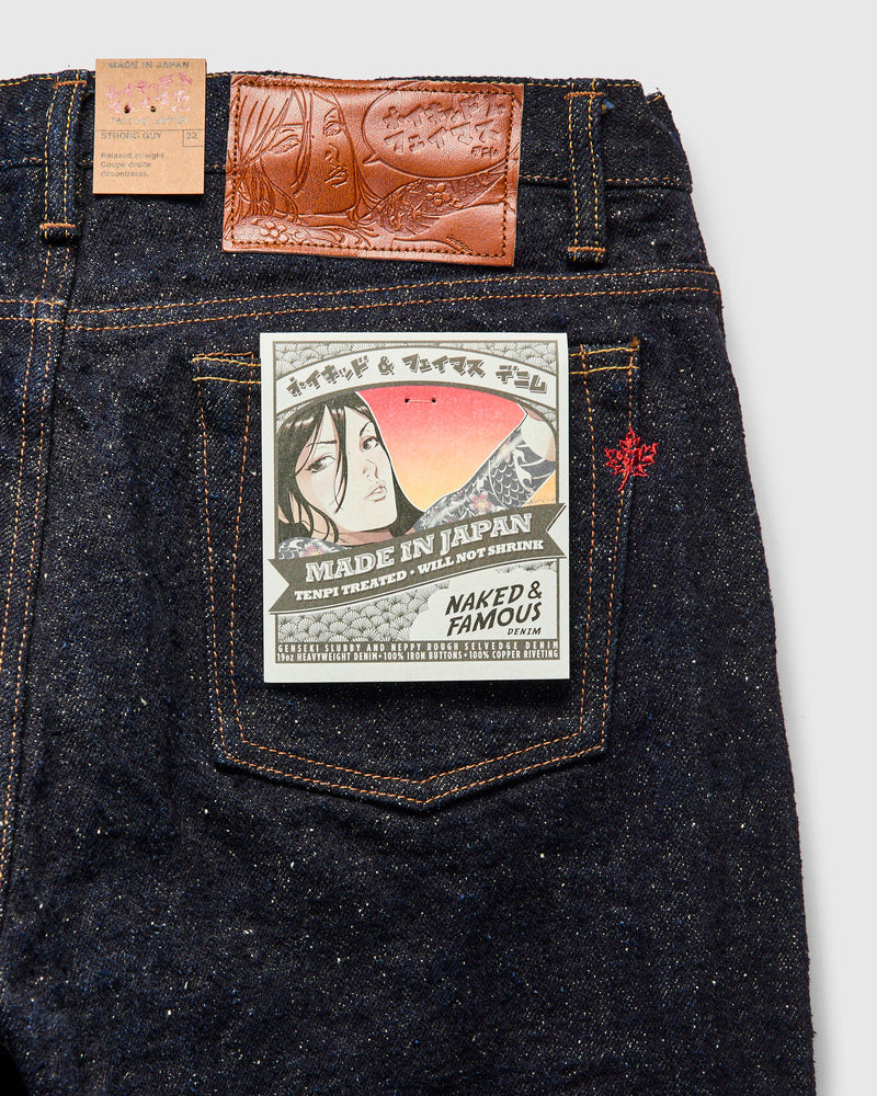 MIJ16 "Genseki Selvedge" 19oz Slub Selvedge Denim - Strong Guy Fit