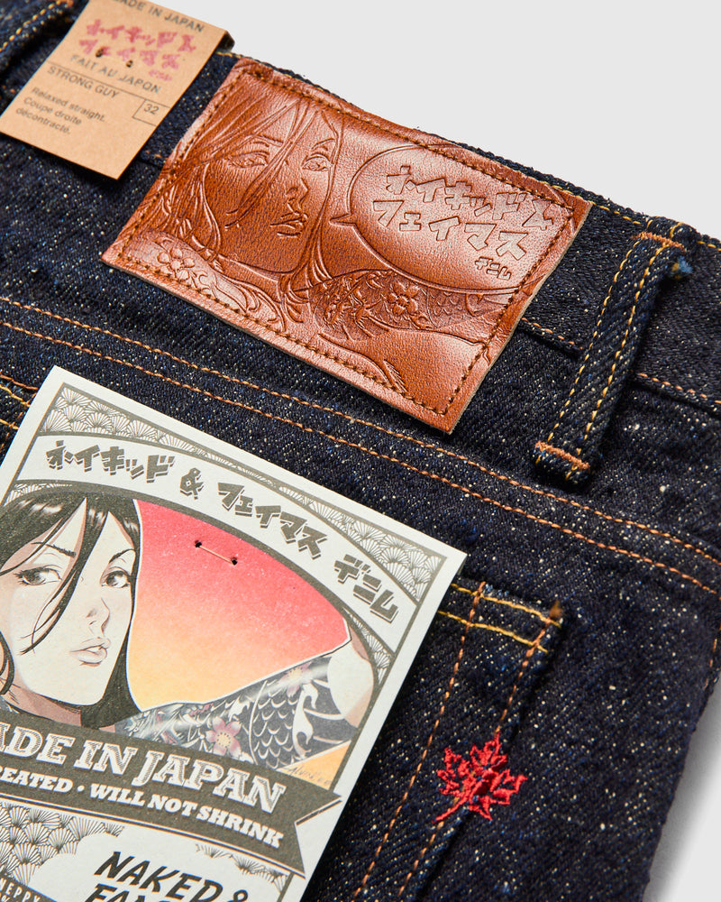 MIJ16 "Genseki Selvedge" 19oz Slub Selvedge Denim - Strong Guy Fit
