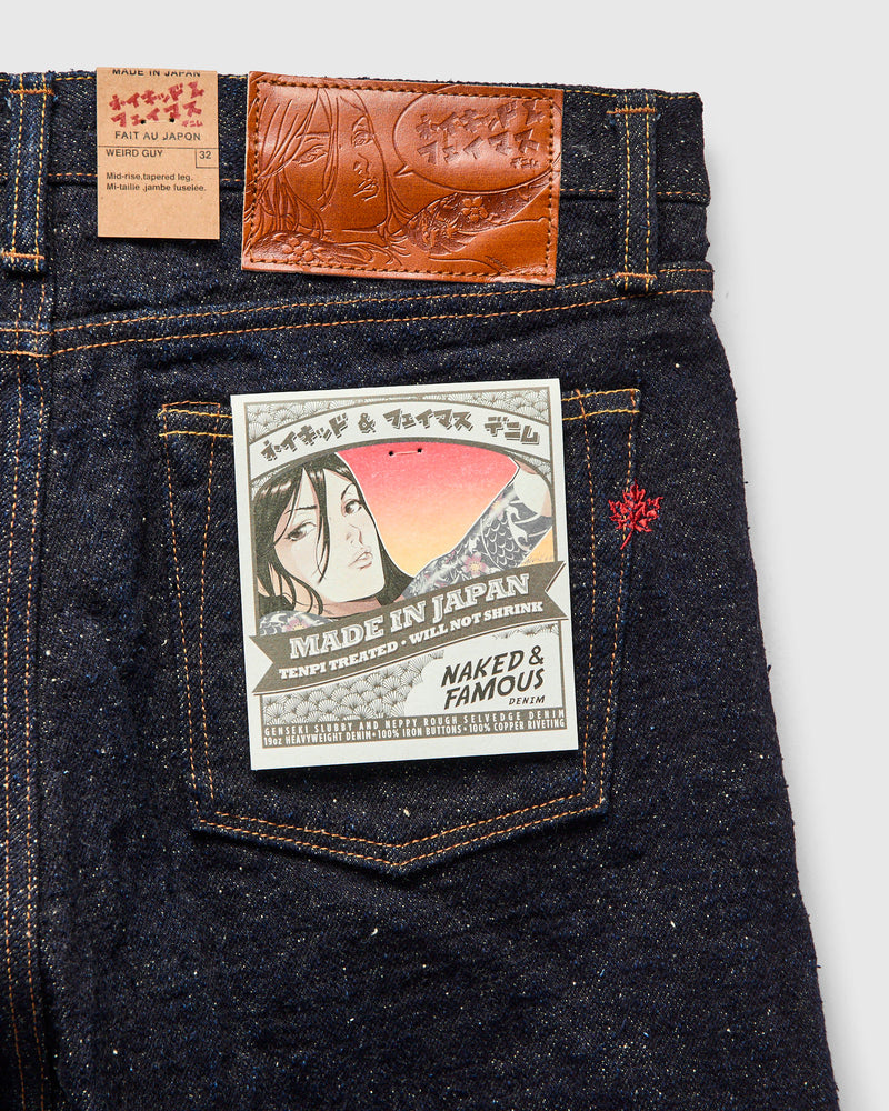 MIJ16 "Genseki Selvedge" 19oz Slub Selvedge Denim - Weird Guy Fit