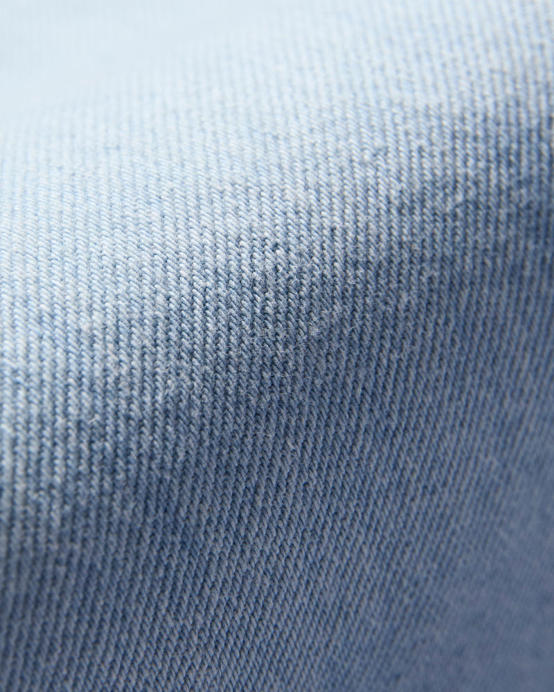 "Secret Agent" 14oz Bleach Blue Denim - Weird Guy Fit