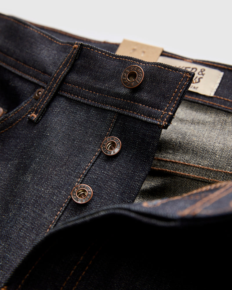 "Hemp Blend" 11oz Selvedge Denim - Weird Guy Fit