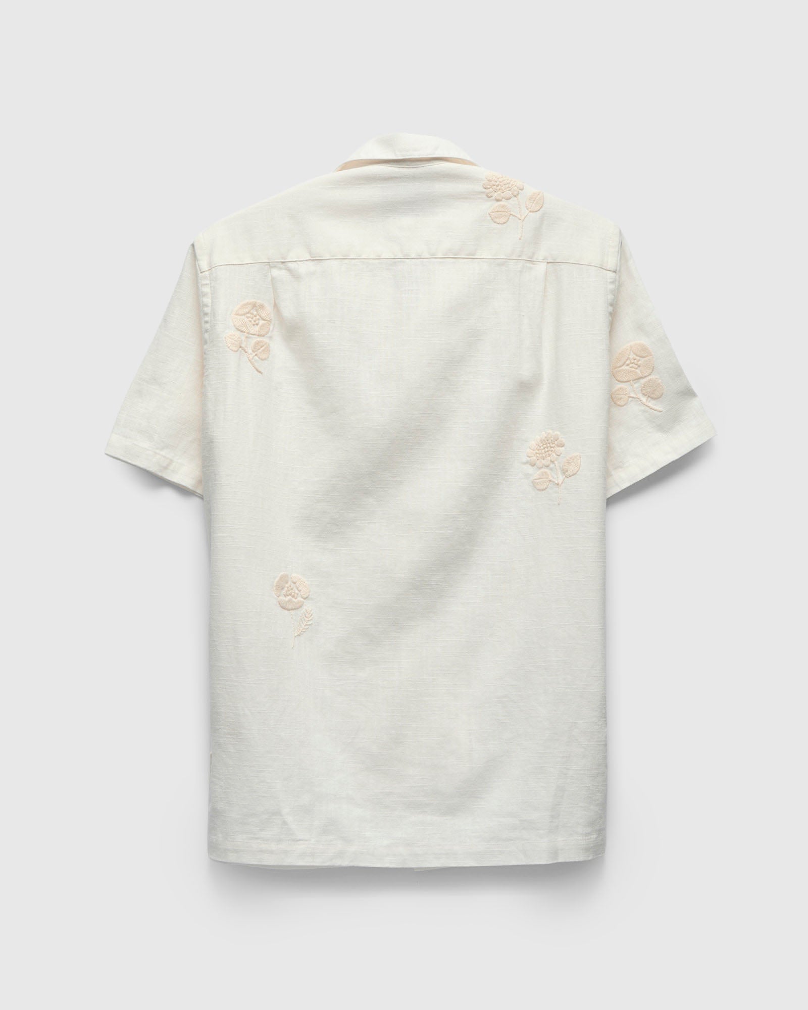 Embroidery Nature Ramie Shirt in Ecru – Blue Owl Workshop