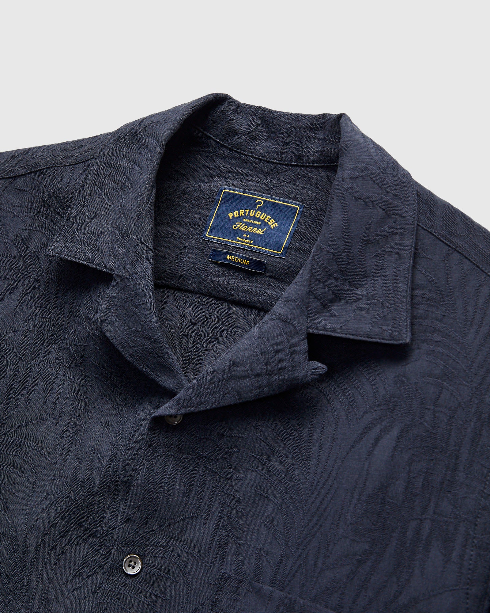 Palm Shirt in Navy – Blue Owl Workshop