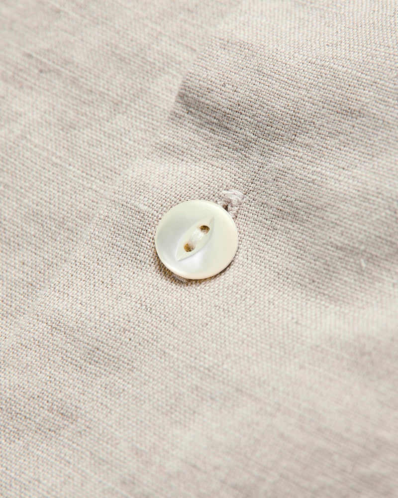 Spring Embroidery Shirt in Ecru