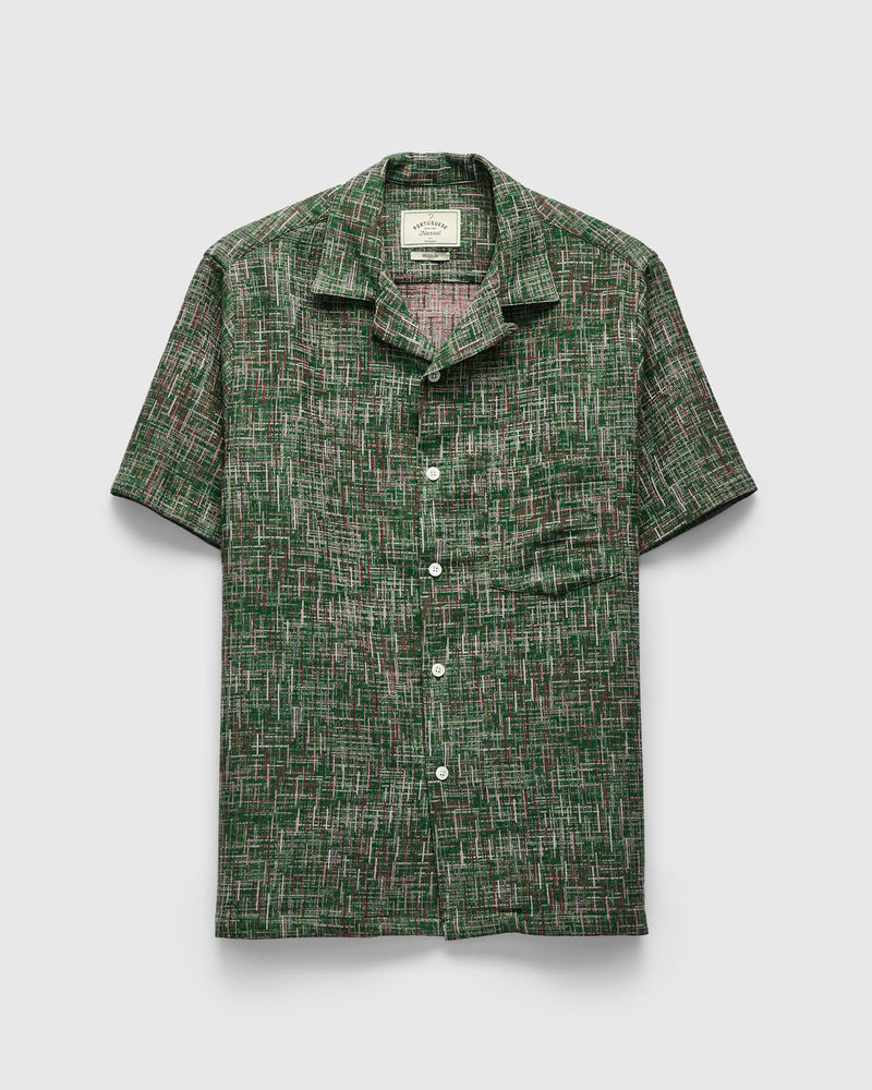 Summer Boucle Shirt in Green