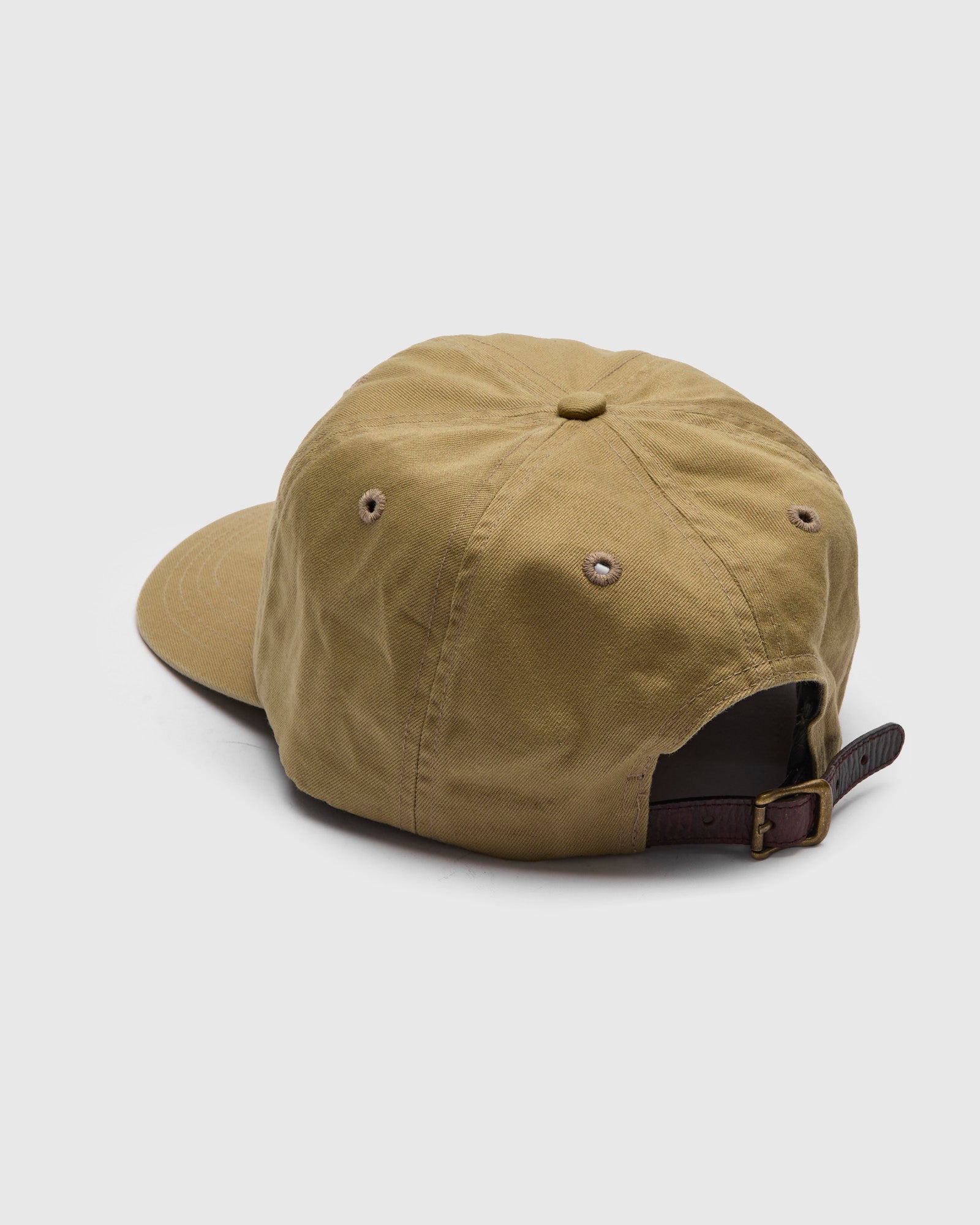Double RL Logo Sportsman Cap in Khaki – Blue Owl Workshop