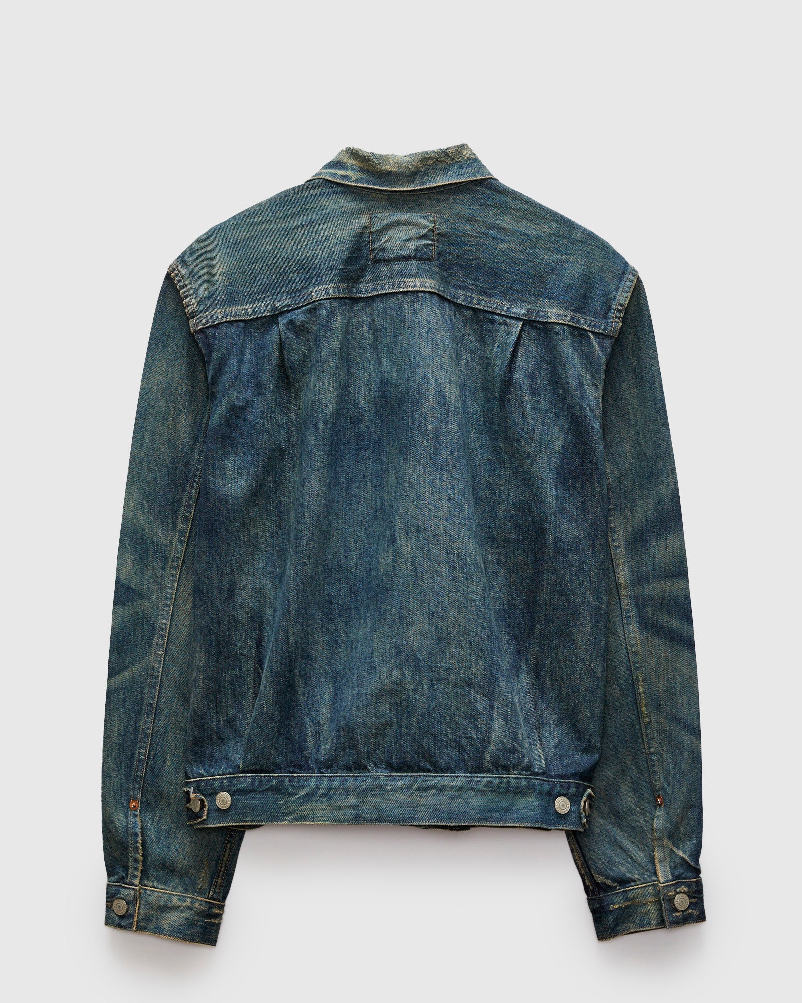 Westview Denim Jacket in Roughout Indigo – Blue Owl Workshop