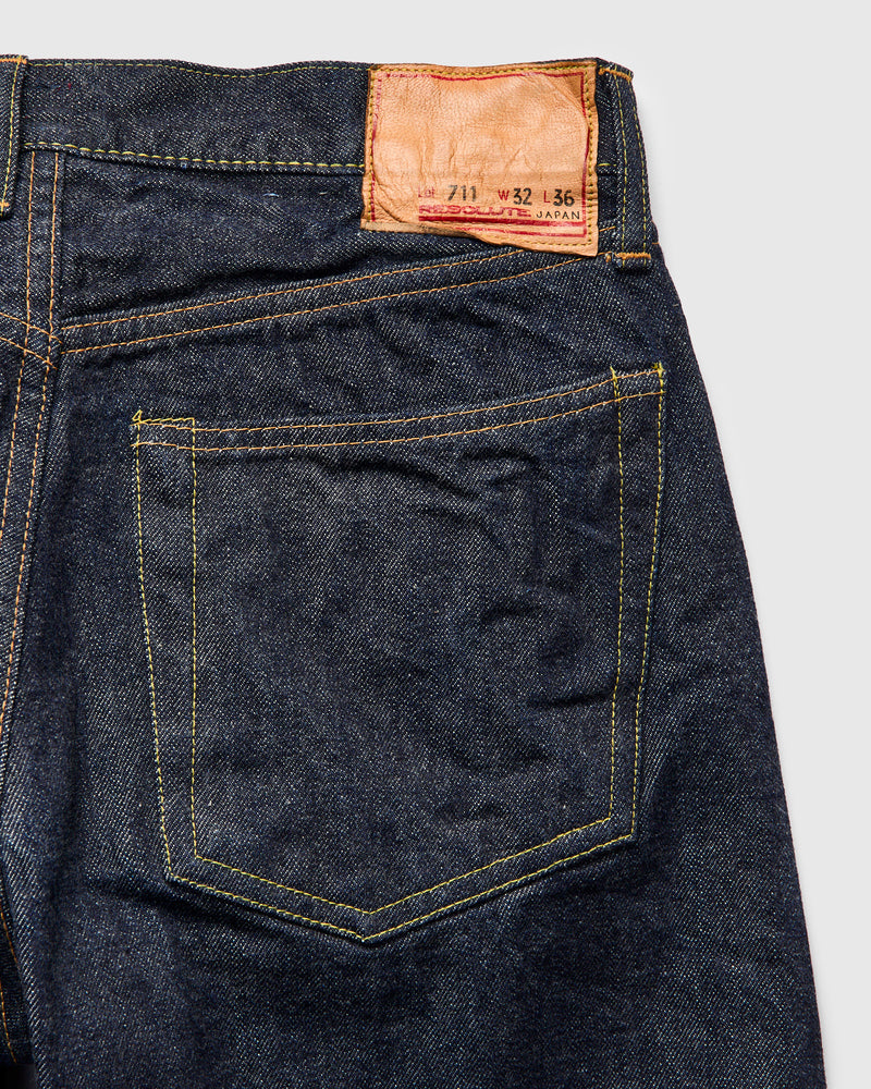 711 "XX Model" 13.5oz Rinsed Selvedge Denim - Regular Straight Fit