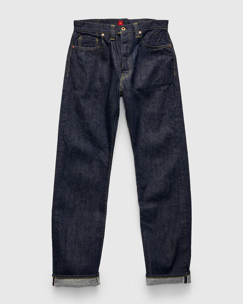 714 "WWII Model" 13.5oz Rinsed Selvedge Denim - High Straight Fit