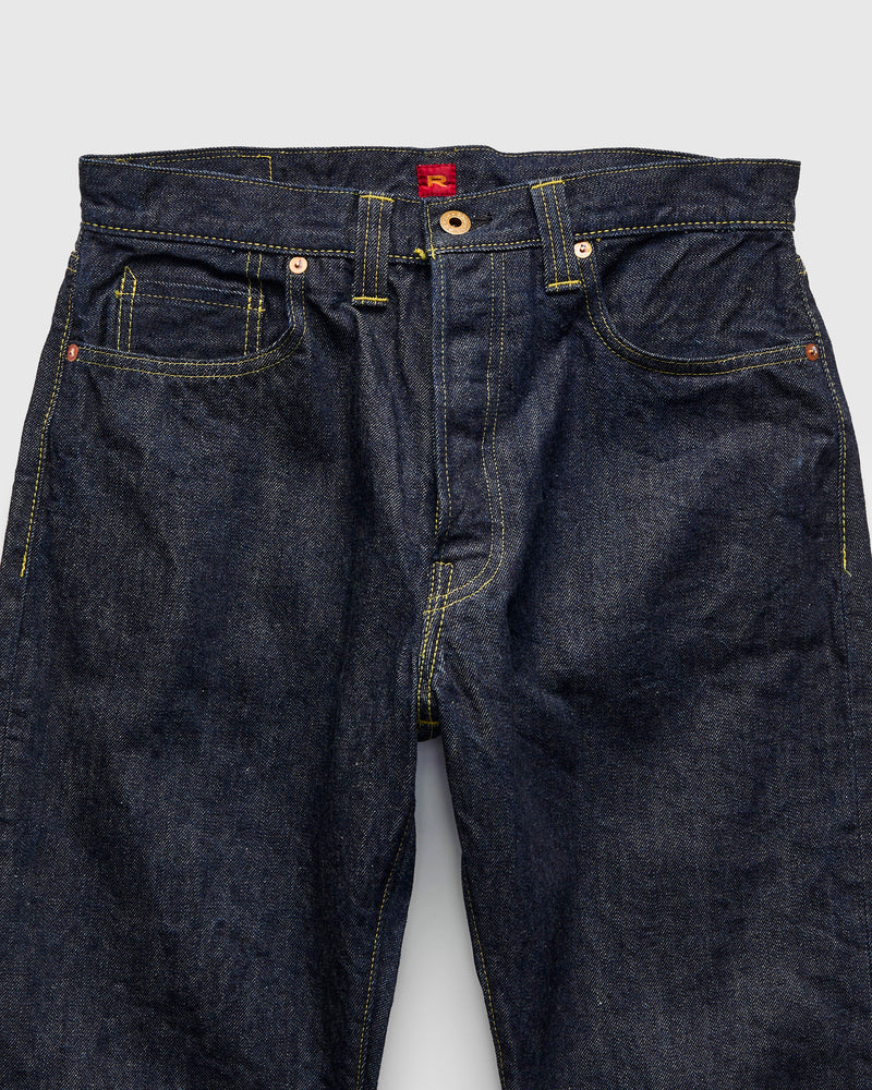714 "WWII Model" 13.5oz Rinsed Selvedge Denim - High Straight Fit
