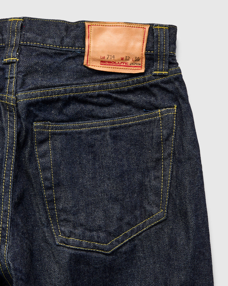 714 "WWII Model" 13.5oz Rinsed Selvedge Denim - High Straight Fit