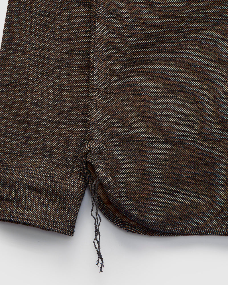 Elemental Flannel Workshirt in Brown Black