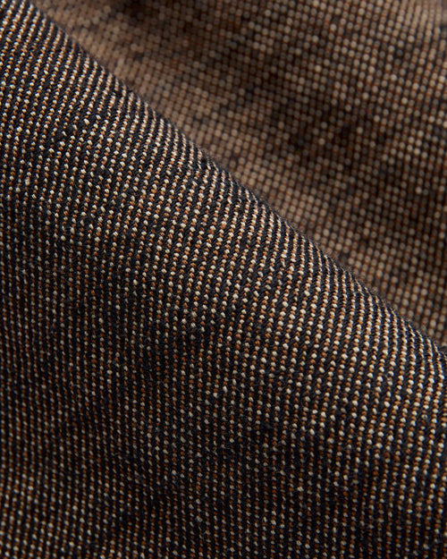 Elemental Flannel Workshirt in Brown Black