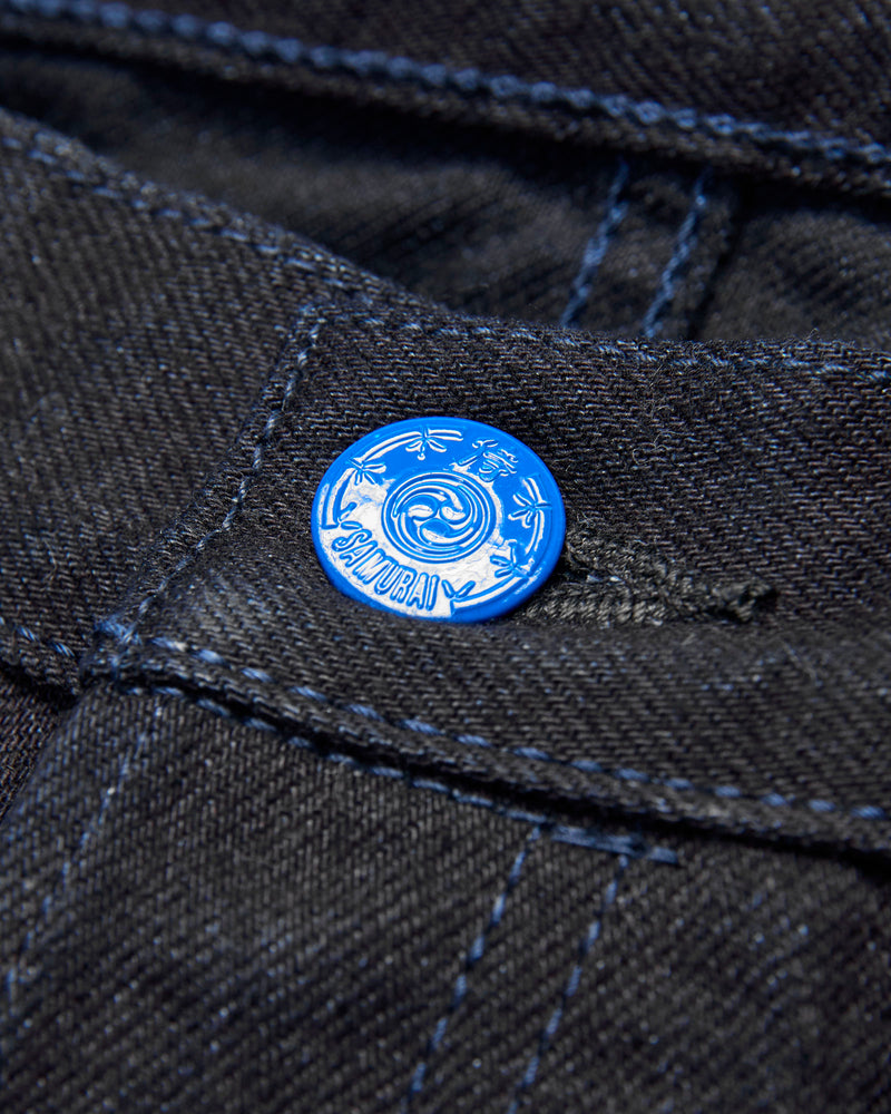 S0510XX-BOB "Aoki Tachikage" 15oz Black Blue Selvedge Denim - Regular Straight Fit