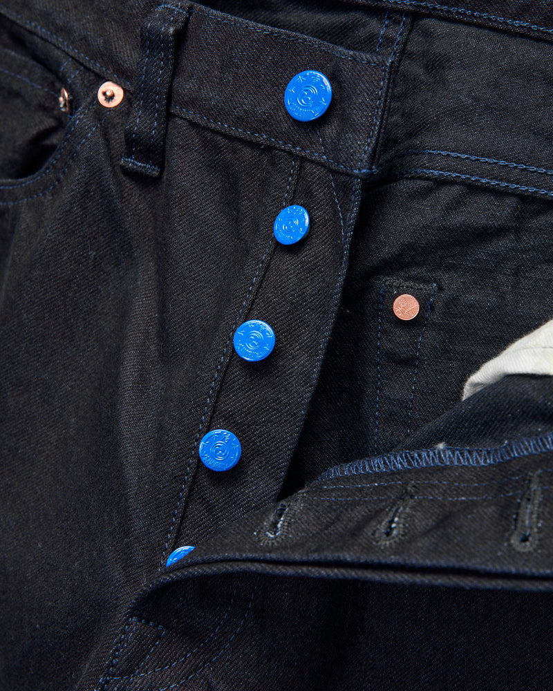 S0510XX-BOB "Aoki Tachikage" 15oz Black Blue Selvedge Denim - Regular Straight Fit