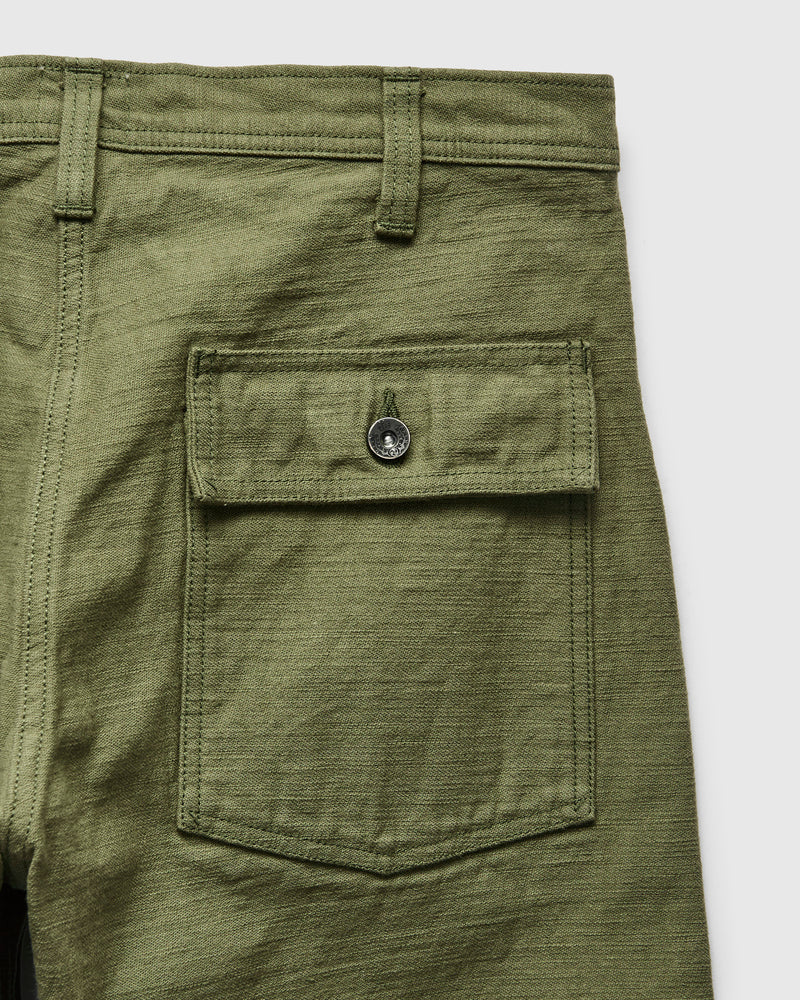 SJ52BP 15oz Heavyweight Selvedge Baker Pants in Olive