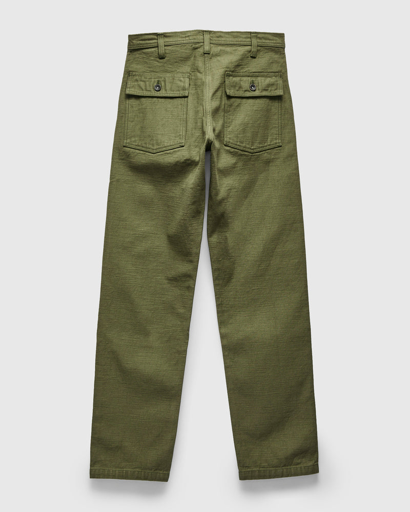 SJ52BP 15oz Heavyweight Selvedge Baker Pants in Olive