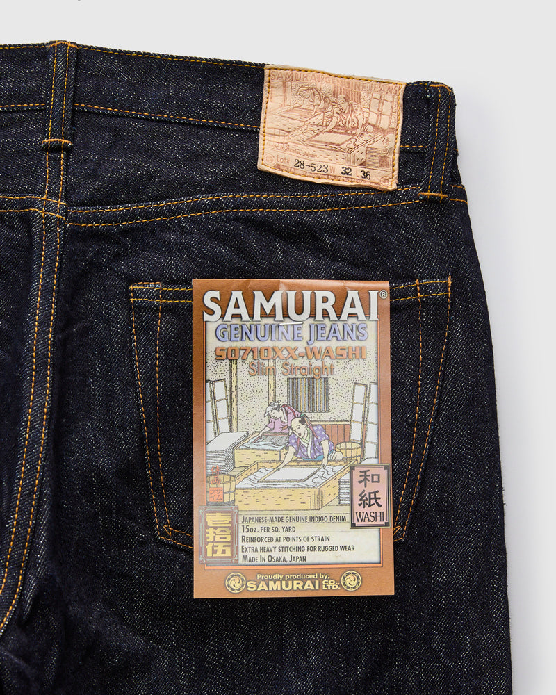 S0710XX "Washi" 15oz Selvedge Denim - Slim Straight Fit