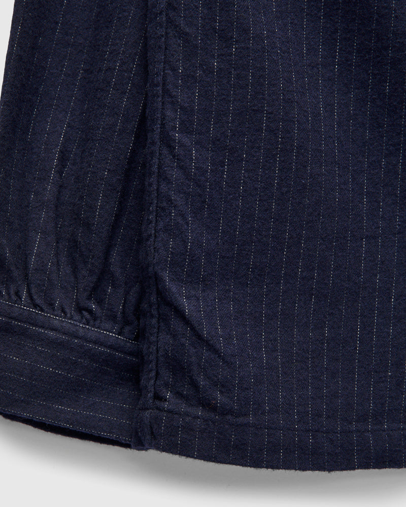 OR-5122 Striped Work Shirt in Navy