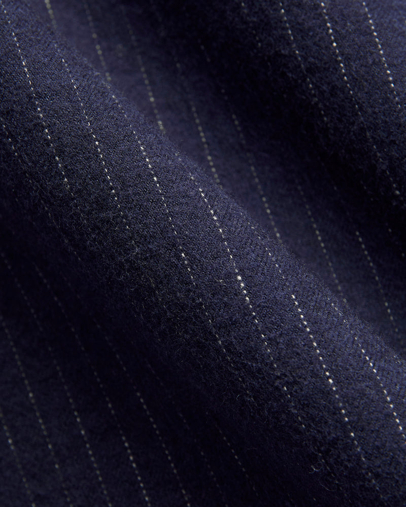 OR-5122 Striped Work Shirt in Navy